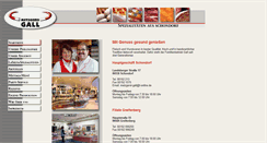 Desktop Screenshot of metzgerei-gall.de